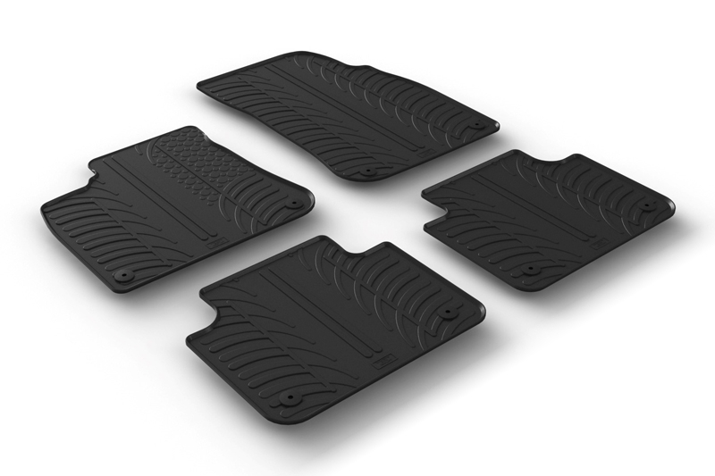 Car mats suitable for Volkswagen Touareg III (CR7) 2018-present Rubbasol rubber