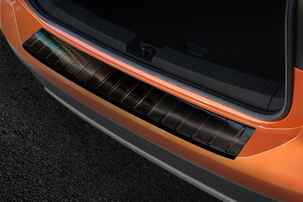 Lackschutzfolie Carbon Optik Selbstklebend Auto Ladekantenschutz Folie für T-Cross C1 I 2019-2021 Stoßstangenschutz Kratzschutz