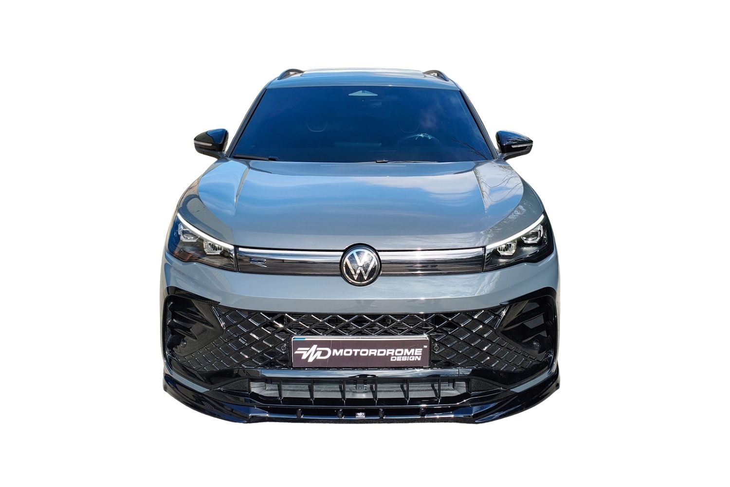 Front spoiler suitable for Volkswagen Tiguan III 2024-present ABS - painted (2)