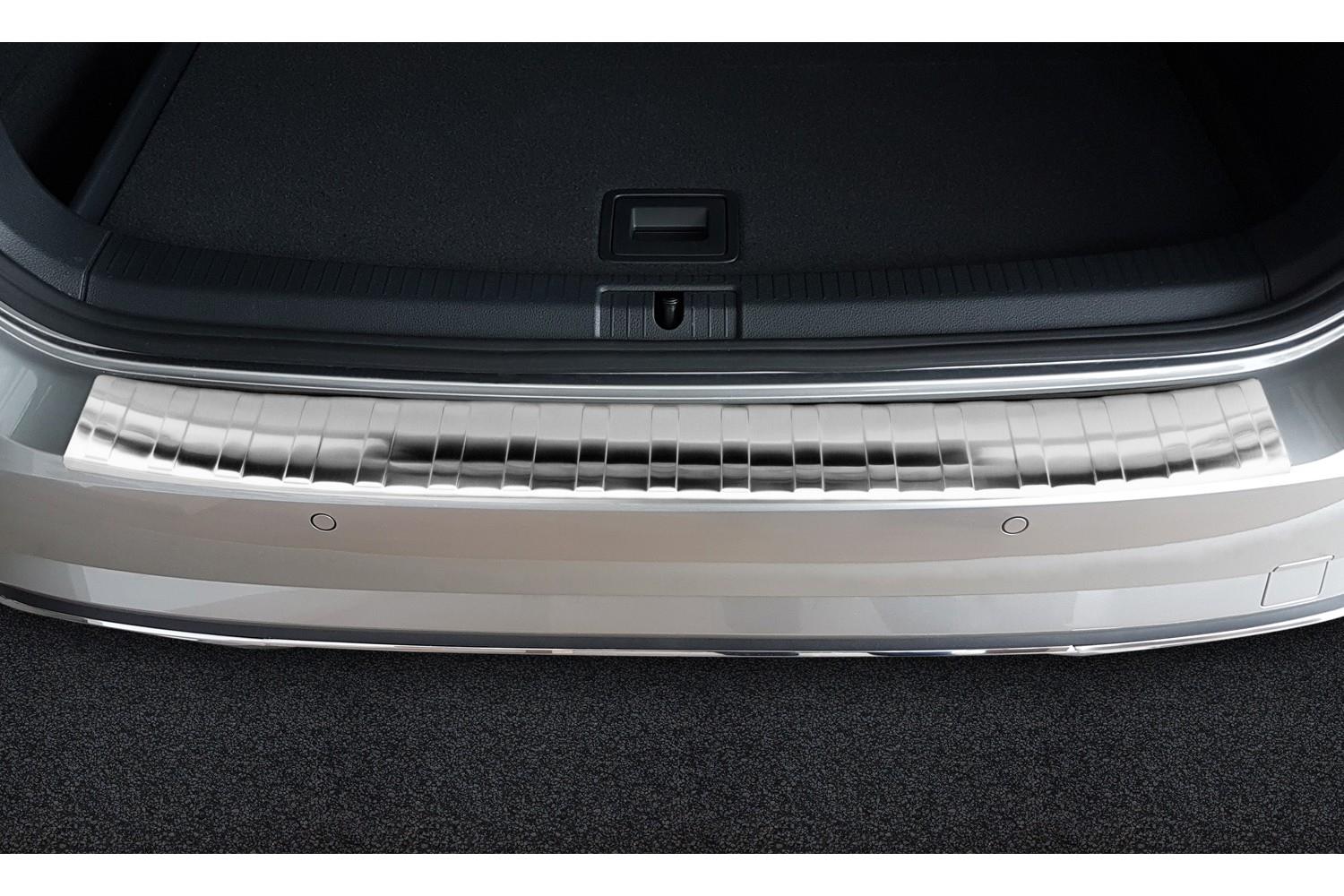 Volkswagen Golf VII Variant (5G) 2017-> wagon rear bumper protector stainless steel (VW35GOBP) (3)