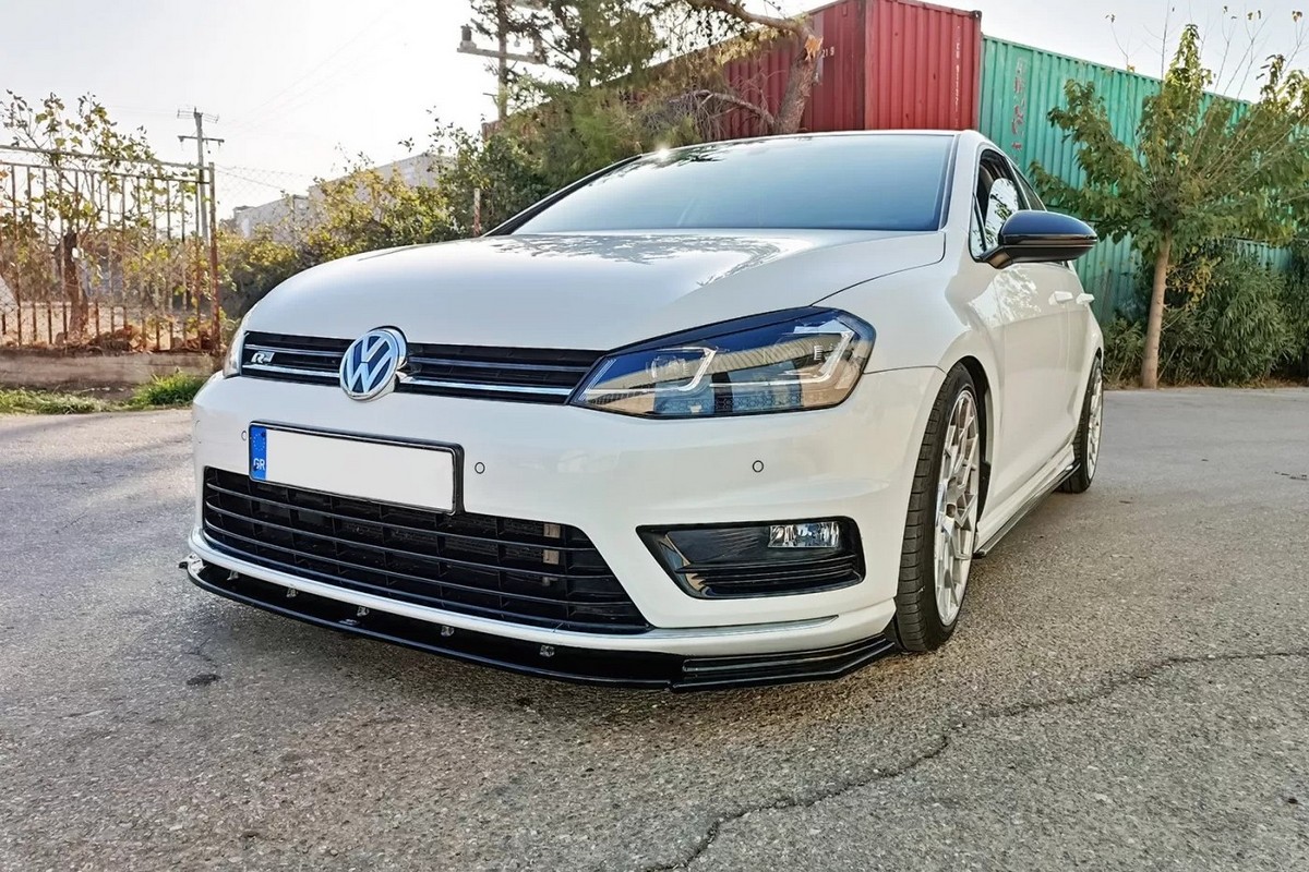 Front spoiler Volkswagen Golf VII (5G) ABS