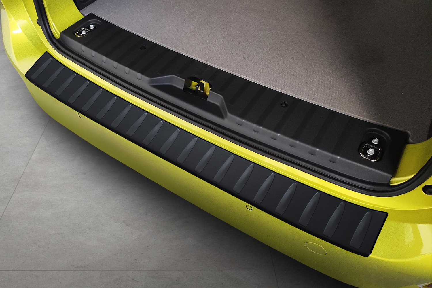 Protezione paraurti posteriore adatta per Volkswagen ID.Buzz 2022-presente acciaio inox nero opaco