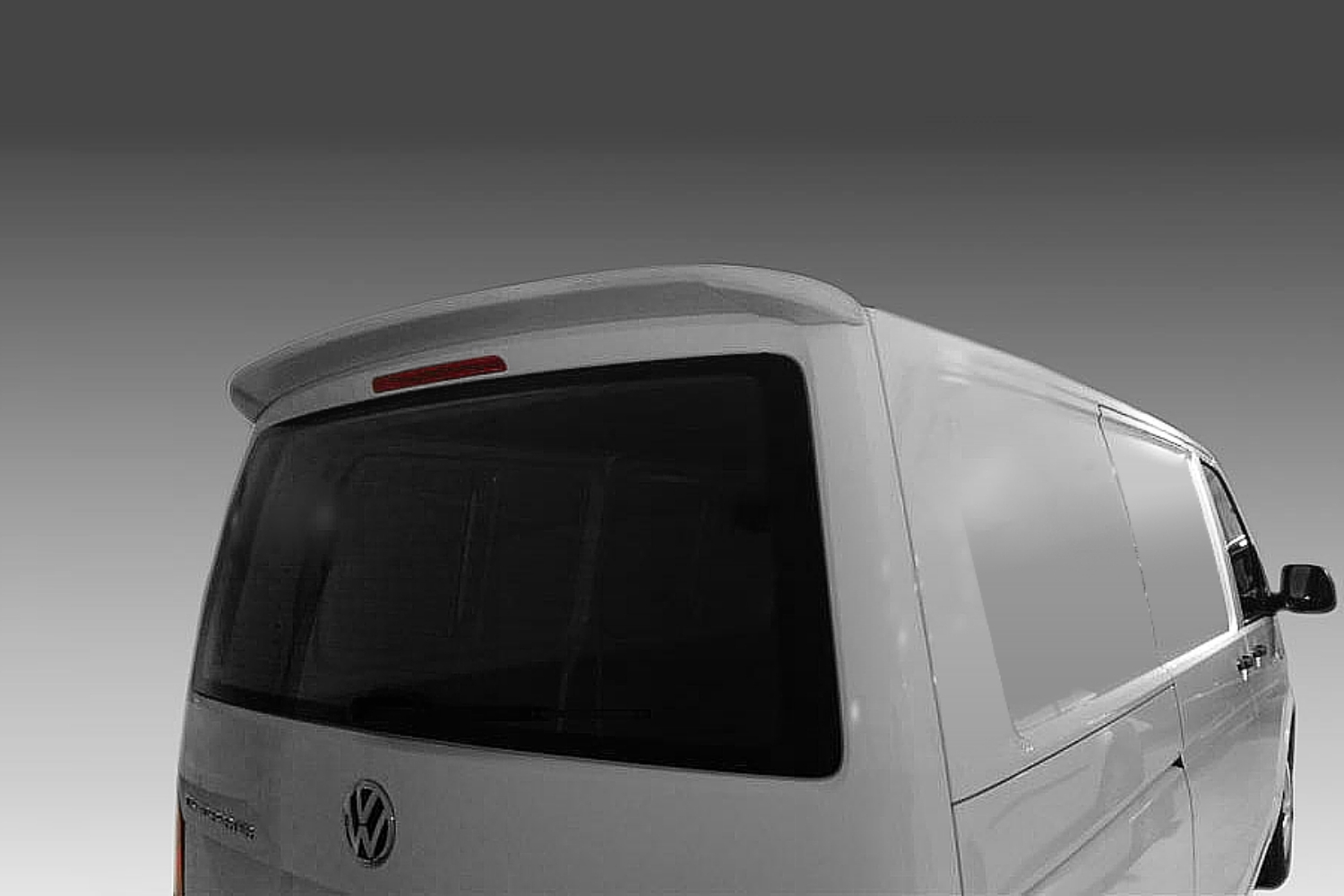 Roof spoiler Transporter T6 2015- PU with hatch 