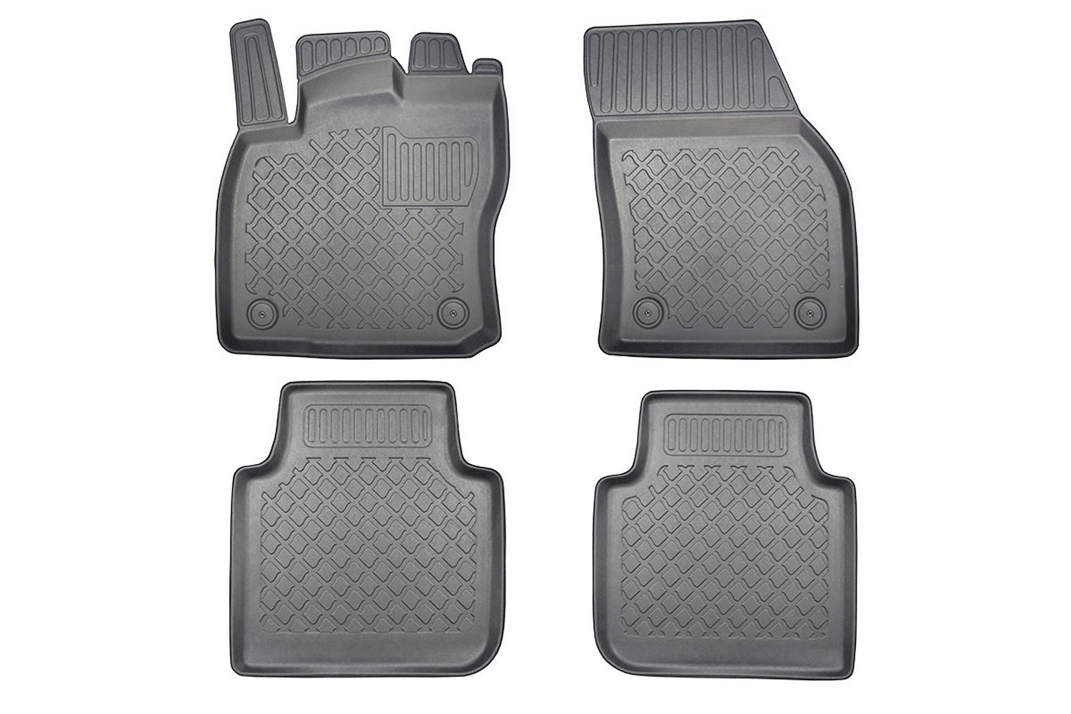 Car mats suitable for Volkswagen Tiguan II Allspace 2017-2024 Guardliner PE/TPE rubber