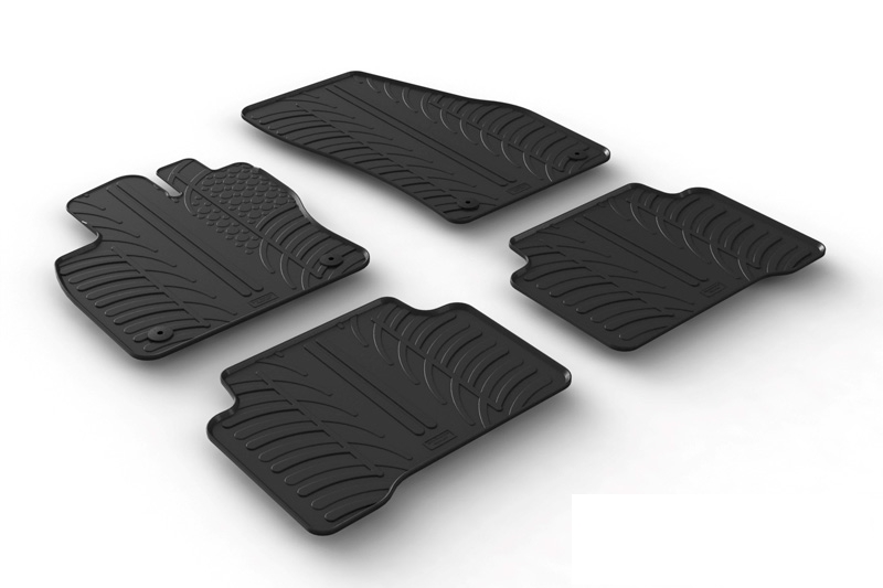 Car mats suitable for Volkswagen Touran (5T) 2015-present Rubbasol rubber