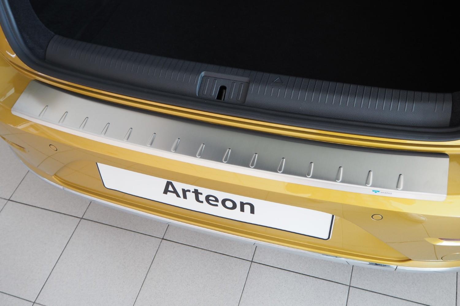 Ladekantenschutz passend für Volkswagen Arteon 2017-2025 5-Türer Schrägheck Edelstahl gebürstet
