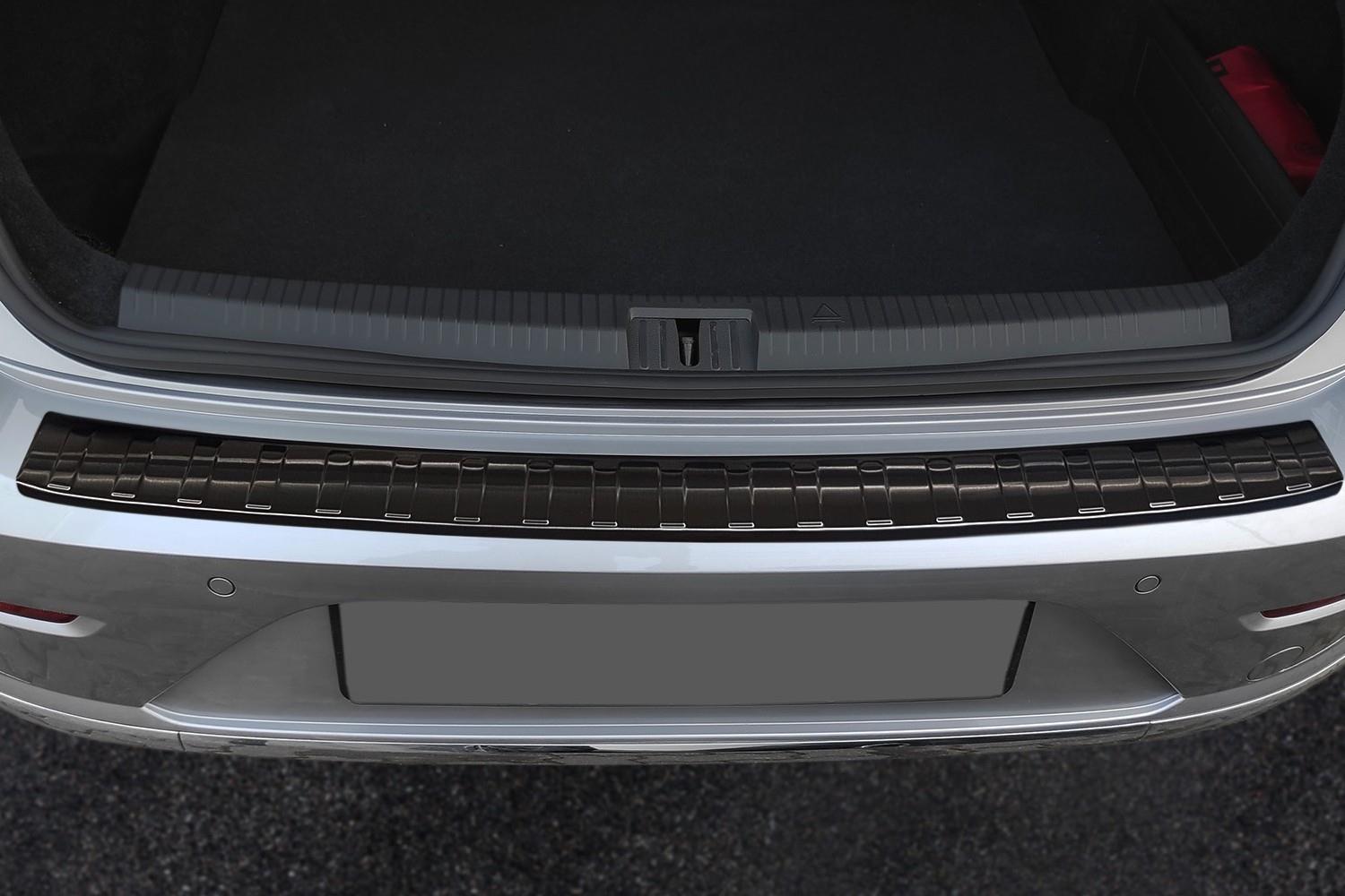 Rear bumper protector suitable for Volkswagen Arteon Shooting Brake 2020-present wagon stainless steel brushed anthracite