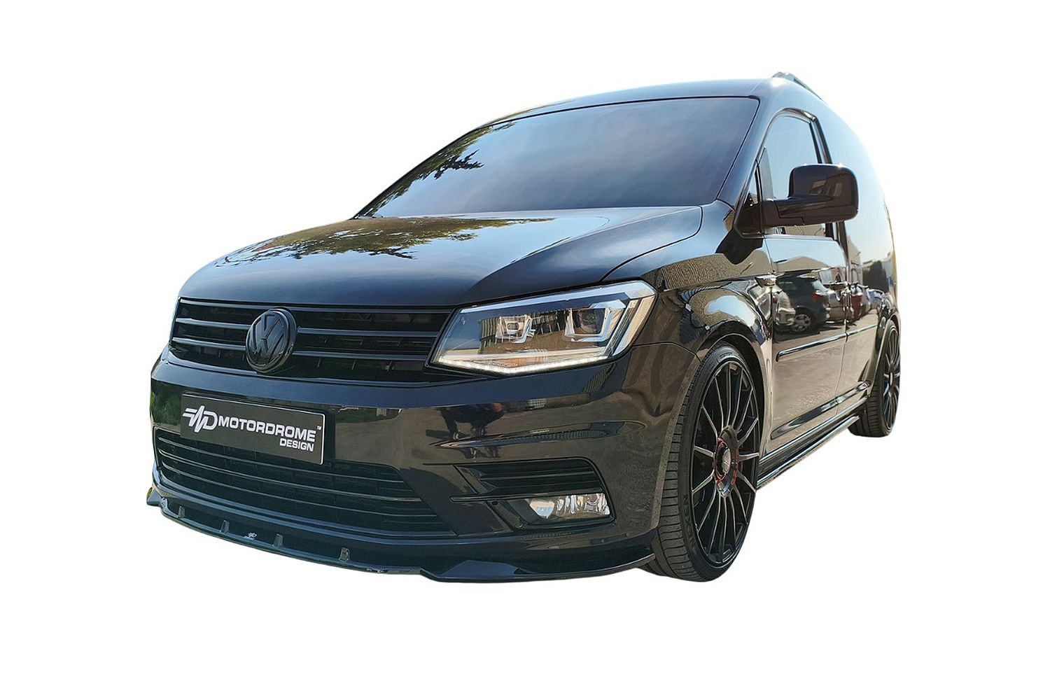 Front spoiler suitable for Volkswagen Caddy (2K) 2015-2020 ABS - painted (2)