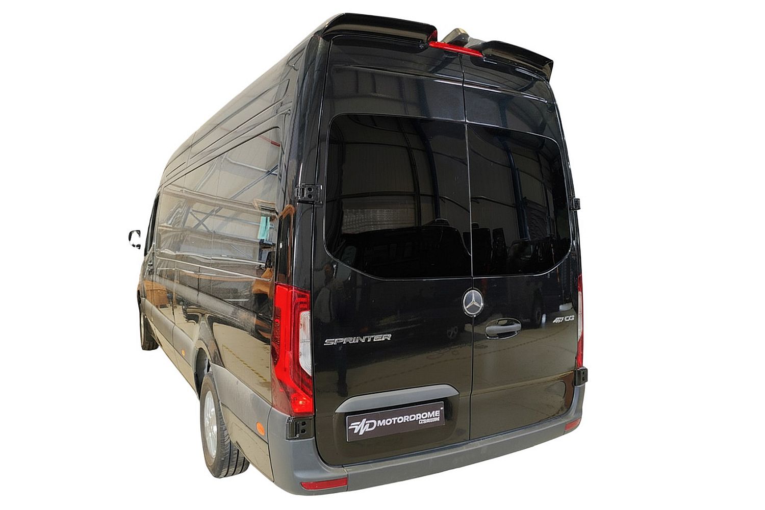 Roof spoiler suitable for Volkswagen Crafter I 2006-2017 PU - painted (2)
