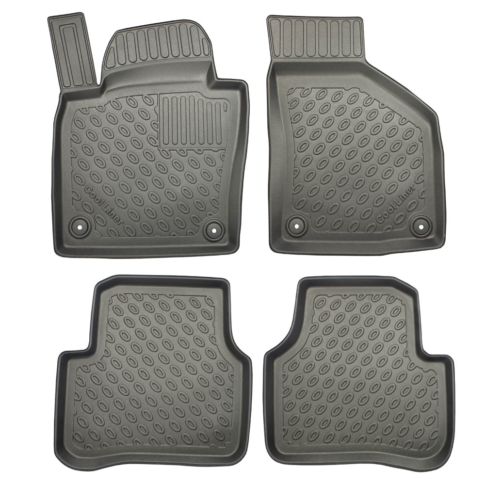 Fußmatten passend für Volkswagen Passat Variant (B7) 2010-2014 Kombi Cool Liner PE/TPE Gummi