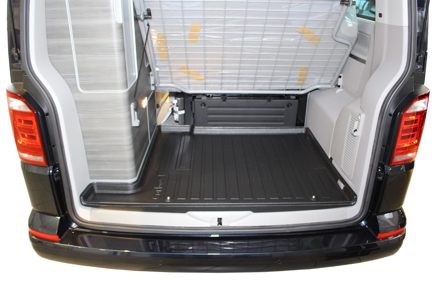 Kofferraumwanne Volkswagen Transporter T6 2015-2019, Carbox Form PE Gummi - schwarz