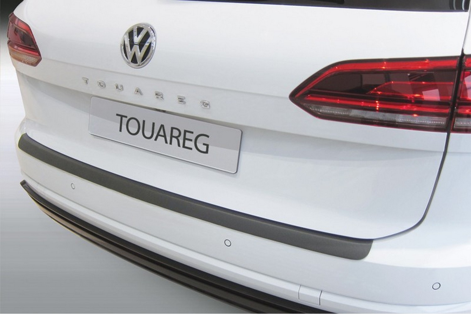 Rear bumper protector suitable for Volkswagen Touareg III (CR7) 2018-present ABS - matt black