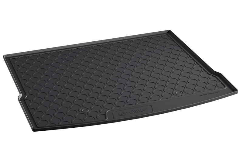 Boot mat suitable for Volkswagen Tiguan II 2015-2024 anti slip Rubbasol rubber