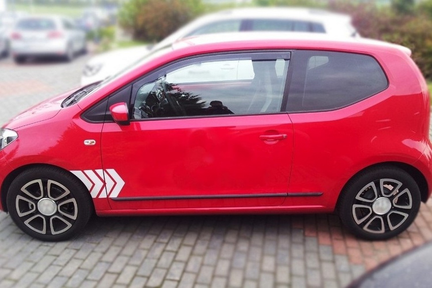 Baguettes protection convient à Volkswagen up! 2011-présent 3 portes bicorps ensemble