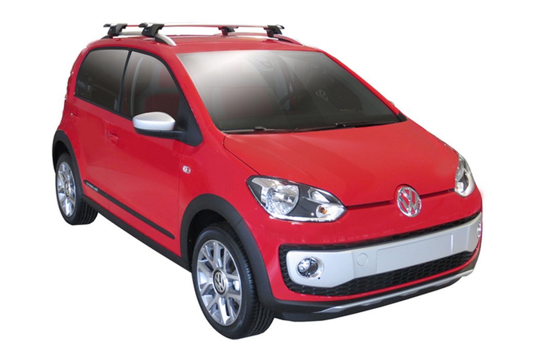 Roof bars Volkswagen Cross up! 2014-> 5-door hatchback Yakima Whispbar Through Bar - VW4UPWR (1)