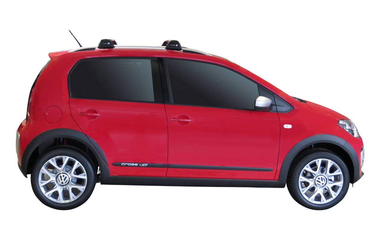 Roof bars Volkswagen Cross up! 2014-> 5-door hatchback Yakima Whispbar Through Bar - VW4UPWR (2)