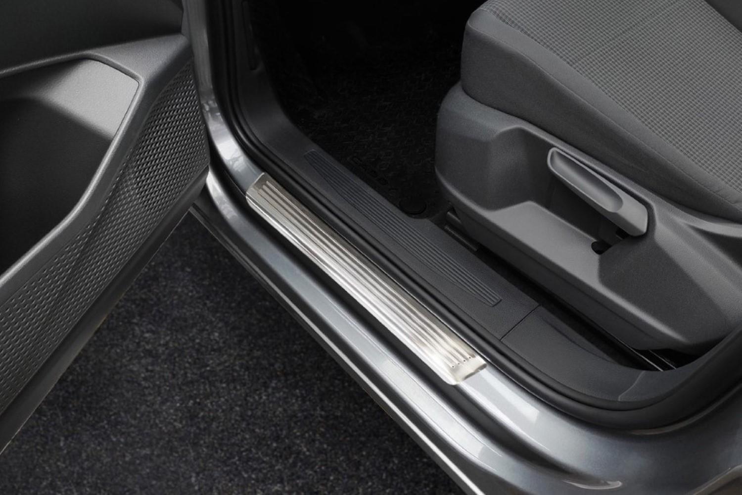 Einstiegsleisten passend für Volkswagen Caddy (SB) 2020-heute Edelstahl gebürstet 2-teilig