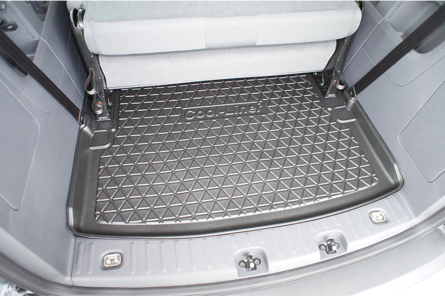 Gummi Kofferraumwanne für VW Caddy 5 V 2020 Kofferraummatte Laderaumwanne