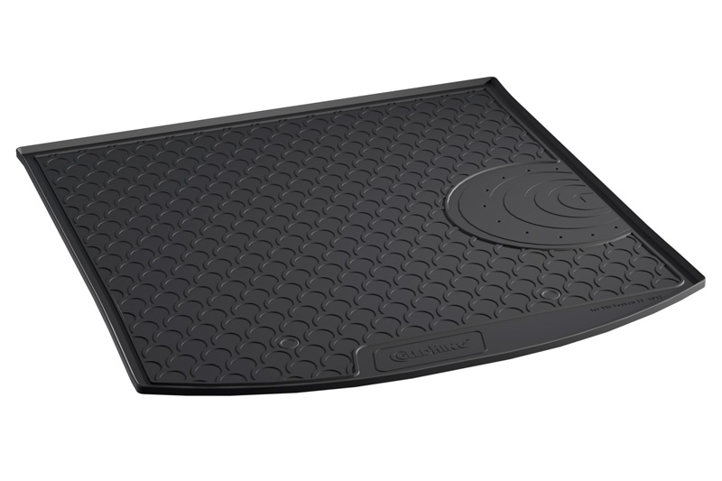 Boot mat suitable for Volkswagen Touran (1T GP2) 2010-2015 anti slip Rubbasol rubber