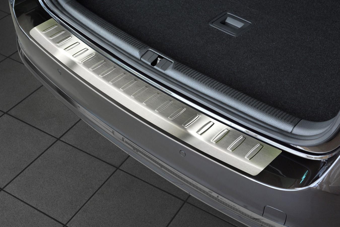 Rear bumper protector Volkswagen Passat Alltrack (B7) 2011-2014 stainless steel