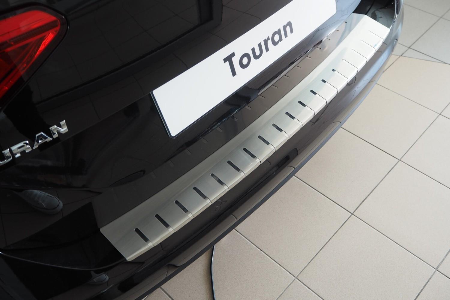 Protection de seuil de coffre Volkswagen Touran (5T) 2015-présent acier inox brossé