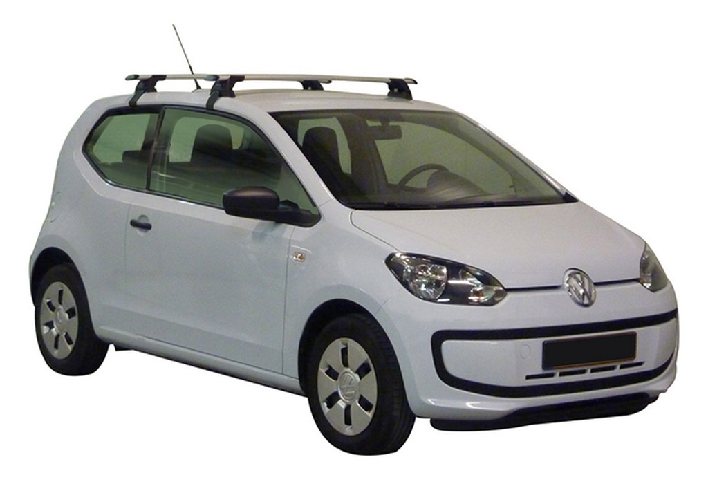 Roof bars Volkswagen up! 2011-> 3-door hatchback Yakima Whispbar Through Bar - VW7UPWR (1)