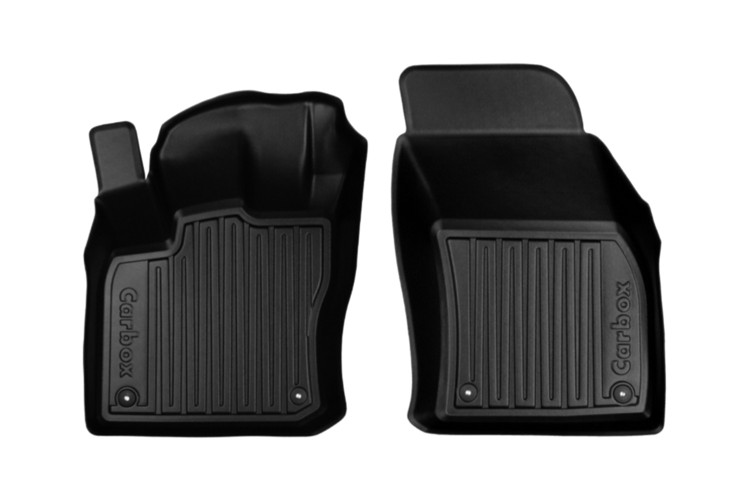 Fußmatten Volkswagen Caddy (SB) 2020-heute Carbox Floor Highline PE Gummi - Set vorne