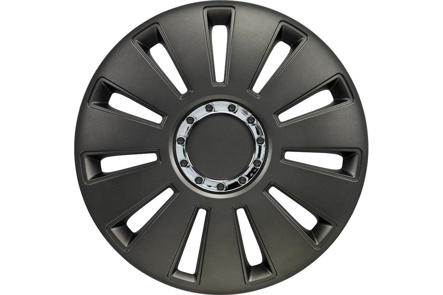 Petex Wheel Cover Wheel Trim Silverstone Pro Black 17 inches Set of 4 
