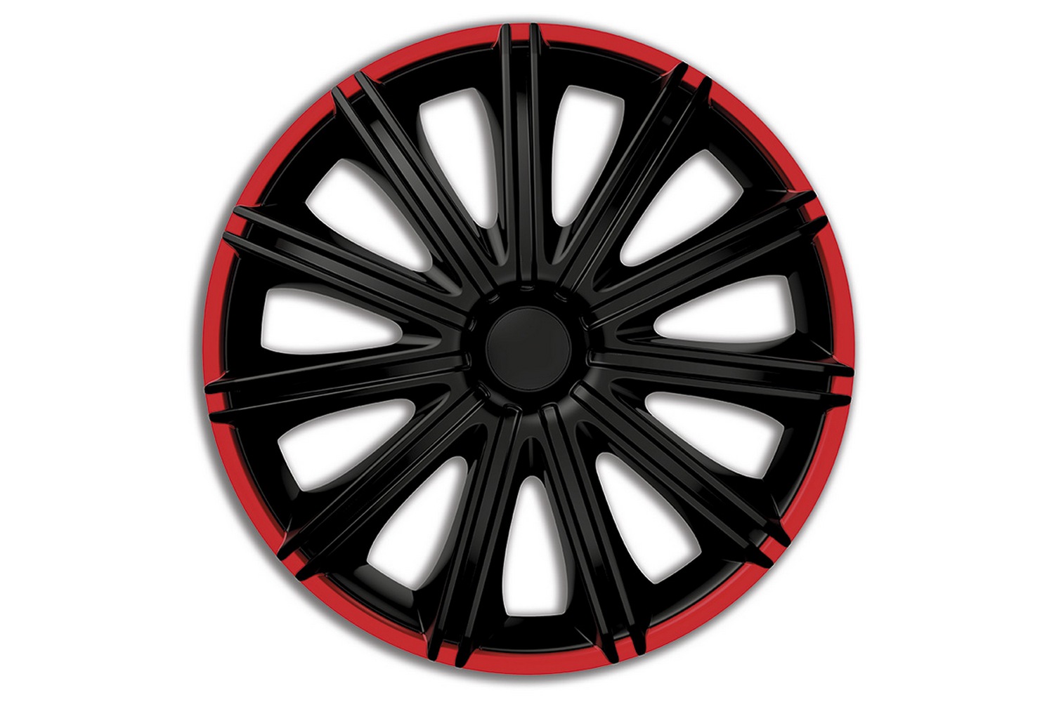 Set wheel covers Nero R 13-inch black/red 