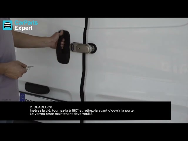 Video 2 bedrijfswagenslot Gatelock Medium