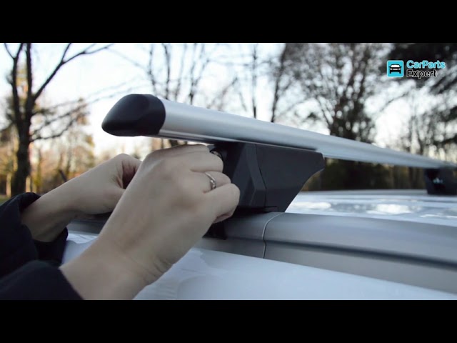 Tiger Barres de toit transversales pour Audi Q3 8U 2011-2018 Gris