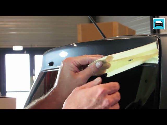 Roof spoiler Renault Clio III PU